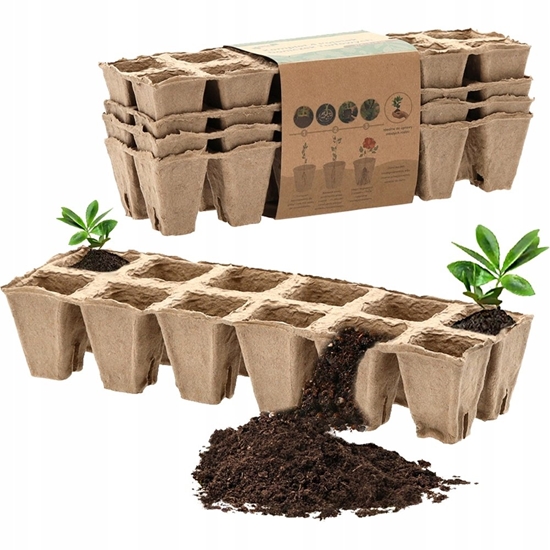 Изображение Chomik Doniczki torfowe kpl. 4szt. paletek