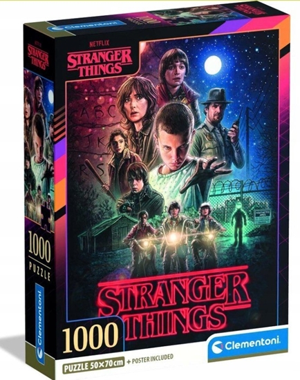 Изображение Clementoni Puzzle Compact Stranger Things 1000 elementów (39978)