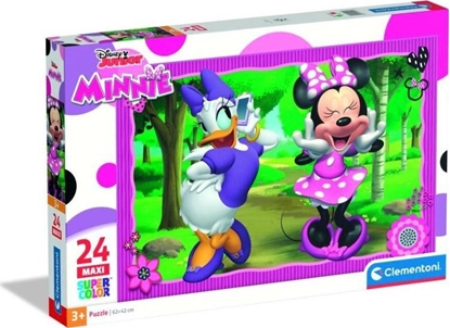 Picture of Clementoni Puzzle Maxi SuperColor Minnie 24 elementy (24091)