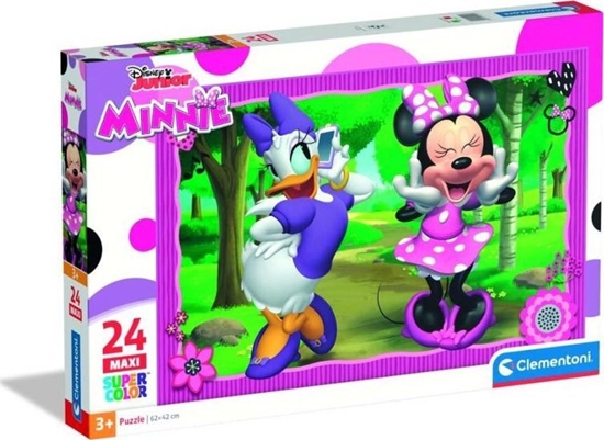 Picture of Clementoni Puzzle Maxi SuperColor Minnie 24 elementy (24091)