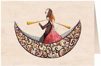 Attēls no Cozywood Karnet drewniany C6 + koperta lub ódka