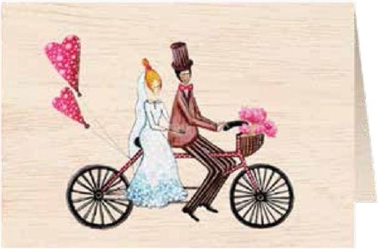 Picture of Cozywood Karnet drewniany C6 + koperta lub Para Moda