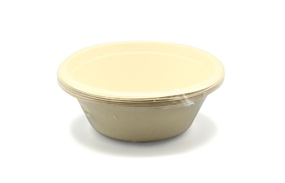 Изображение Cukurniedru papīra bļoda 360ml 6 gab