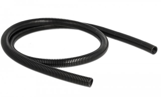 Изображение Delock Cable protection sleeve 1 m x 13 mm black