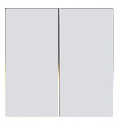 Изображение Dotykowy Wcznik wiata ZigBee Avatto TS60-EU-W2 Podwójny TUYA (biay)