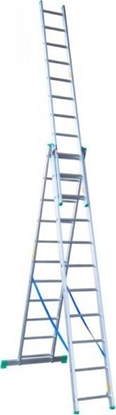 Picture of Drabex DRABINA ALUMINIOWA 3-ELEMENTOWA 760CM 11+11+11 SZCZEBLI (1 SZT)