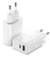 Picture of Dux Ducis Universal Travel charger C70 - USB + Type C - PD 20W QC 3.0 18W 3A White