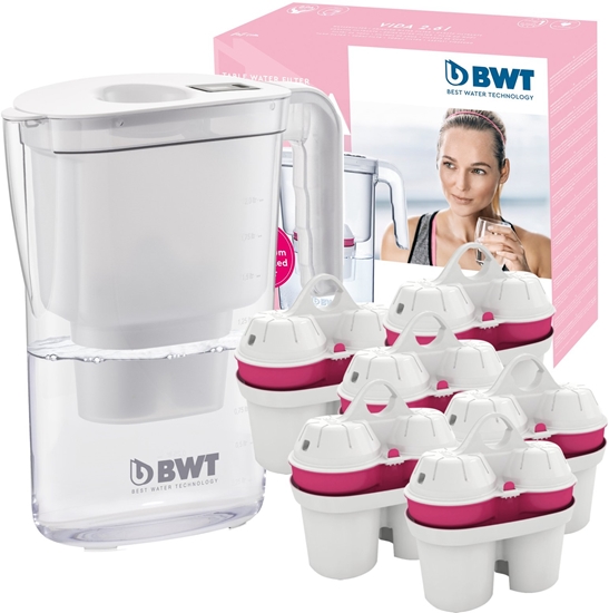 Изображение Dzbanek filtrujcy BWT Dzbanek filtrujcy wod Vida 2.6 l biay + 6 wkadów magnezowych