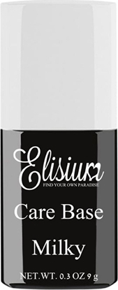 Attēls no Elisium ELISIUM Care Base Baza kauczukowa pod lakier hybrydowy - Milky 9g