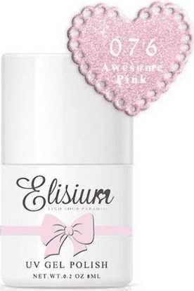 Picture of Elisium ELISIUM_UV Gel Polish lakier hybrydowy do paznokci 076 Awesome Pink 8ml