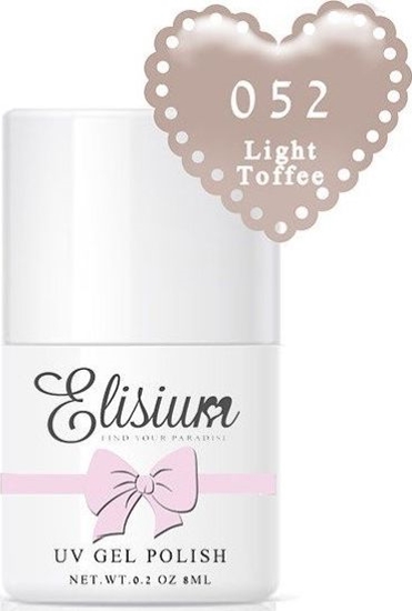 Picture of Elisium Lakier hybrydowy UV Gel 052 Light Coffee 8ml