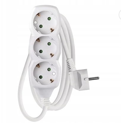 Picture of Emos Emos Pagarinatajs SCHUKO - 3 sockets  1 5m  1 5mm