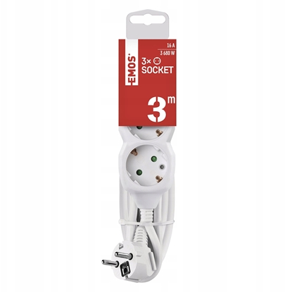 Изображение Emos P0323R Extension cord for 3 sockets 3m