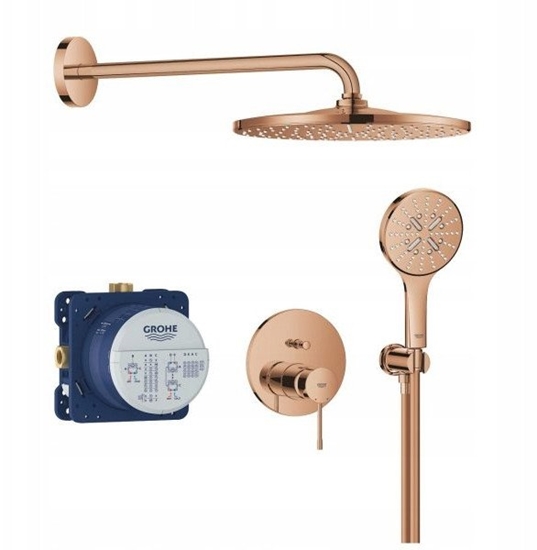 Picture of Essence Podtynkowy zestaw prysznicowy z deszczownic Rainshower Mono 310; kolor: warm sunset