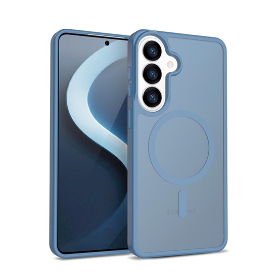 Picture of Etui Hybrid Matte Magnetic - MagSafe Samsung Galaxy S26 Niebieskie