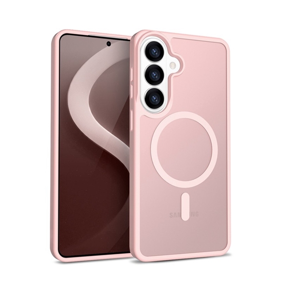 Picture of Etui Hybrid Matte Magnetic - MagSafe Samsung Galaxy S26 Różowe