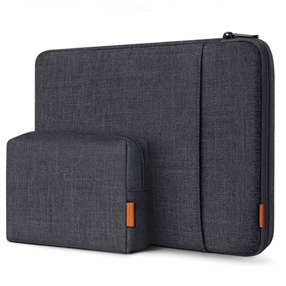 Attēls no Etui Inateck inateck torba na laptopa 14" z kieszeni na akcesoria LB01006/S1 szary
