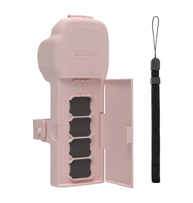 Picture of Etui ochronne Sunnylife z paskiem i smycz do Osmo Pocket 3 (róowe)