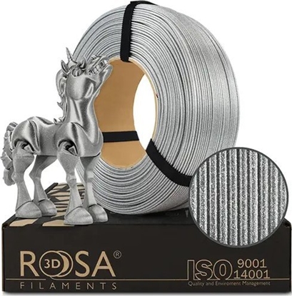 Picture of Filament Rosa3D ReFill PLA Galaxy 1,75mm Brillant Silver 1kg