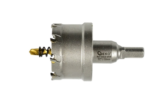 Picture of Geko Otwornica widiowa - koronka do metalu 50mm z wiertem tytanowym (60)