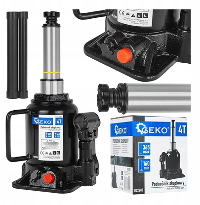Изображение Geko Podnonik hydrauliczny supkowy dwustopniowy- niski 4T (4)