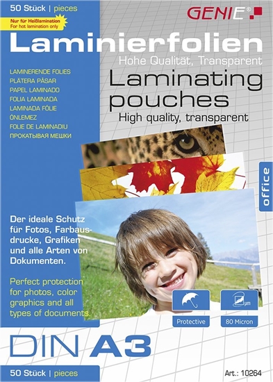 Изображение Genie GENIE Laminiertaschen 50 A3 - Folien