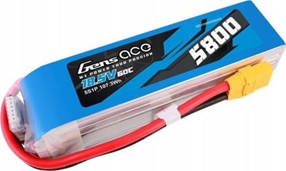 Picture of Gens Ace Akumulator Gens ace 5800mAh 60C 18.5V 5S1P Lipo z konektorem XT90 plug