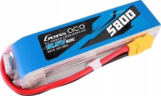 Picture of Gens Ace Akumulator Gens ace 5800mAh 60C 18.5V 5S1P Lipo z konektorem XT90 plug