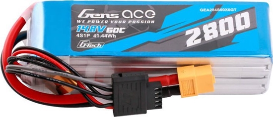Picture of Gens Ace Gens ace G-Tech Soaring 2800mAh 14.8V 60C 4S1P LiPo  XT60