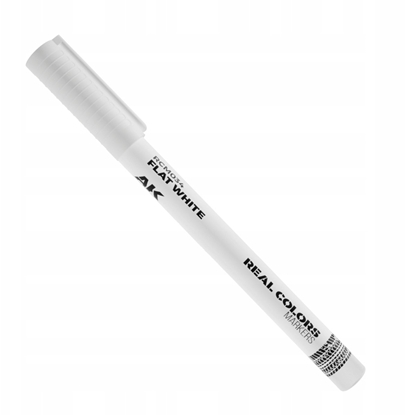 Attēls no Gimmik AK Interactive: Real Colors Markers - RCM034 - Flat White