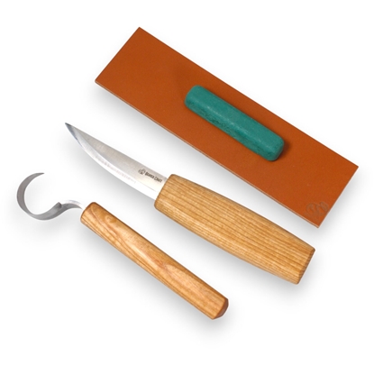 Picture of Grebšanas komplekts BeaverCraft S03; 4 gab.; karošu un citu koka izstrādājumu grebšanai