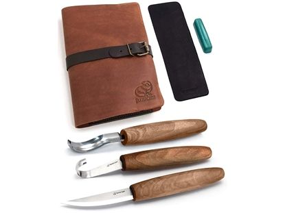 Picture of Grebšanas komplekts BeaverCraft S14X; karošu un citu koka izstrādājumu grebšanai