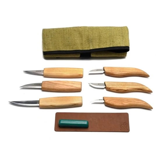 Picture of Grebšanas komplekts BeaverCraft S58; 6 gab.; kokgrebšanai