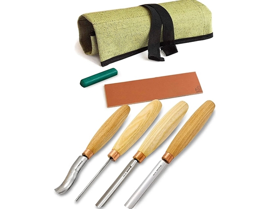 Picture of Grebšanas komplekts BeaverCraft SC01; 6 gab.; kokgrebšanai