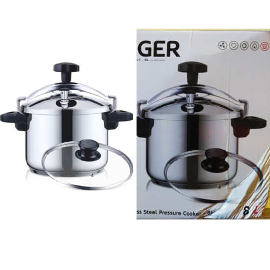 Изображение Haeger PC-8SS.020A Pressure Cooker Plus 2in1 8L (Damaged packiging)
