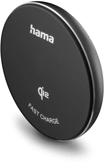 Изображение HAMA ADOWARKA INDUKCYJNA Qi2 FAST CHARGE 15W, CZARNA