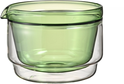 Изображение Hario - miseczka do matchy z podwójnymi ciankami 300ml - zielona