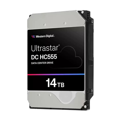 Attēls no HDD|WESTERN DIGITAL|Serial ATA III|3.5 "|Buffer 512 MB|7200 RPM| 14 TB|Ultrastar DC HC555|0B48721