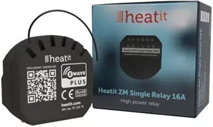 Attēls no heat it Przecznik Heatit ZM Single Relay 16A Z-wave