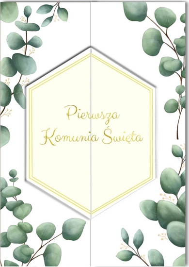 Picture of HENRY Karnet A5 Komunia Eukaliptus