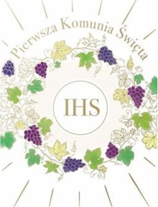 Picture of HENRY Karnet Komunia z kieszonk Winogrona