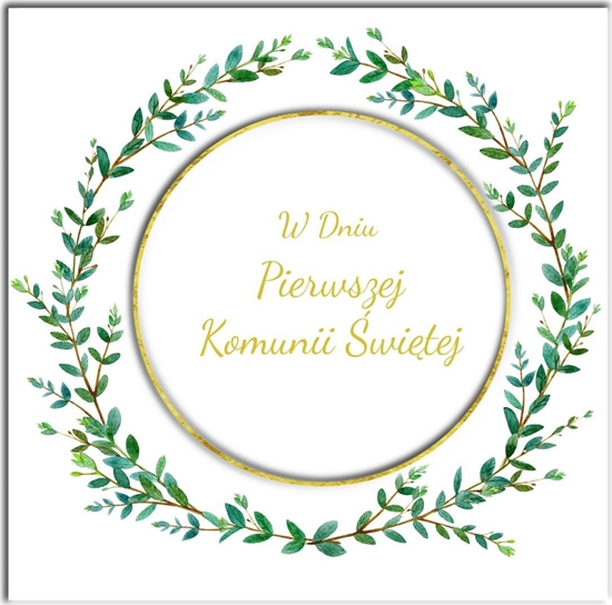 Picture of HENRY Karnet KW Komunia. Wianek z limi