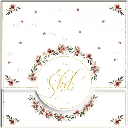 Picture of HENRY Karnet KW koperta z kókiem lub Róe