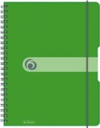 Attēls no Herlitz zeszyt A4/80K w kratk, zielony (0011293099)