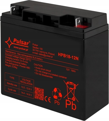 Picture of HPB18-12N PULSAR Akumulator 18Ah, 12V