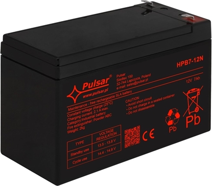 Picture of HPB7-12N PULSAR Akumulator 7Ah, 12V