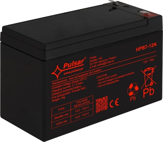 Picture of HPB7-12N PULSAR Akumulator 7Ah, 12V
