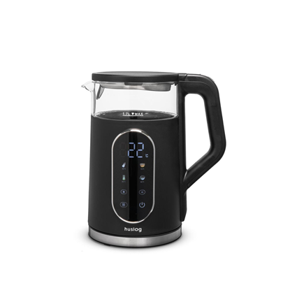 Picture of Huslog glass kettle wit touch panel black 1,7L 220