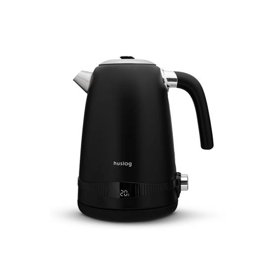 Picture of Huslog retro kettle with temperature control black