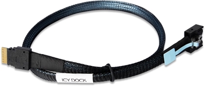 Изображение IcyDock Kabel SlimSAS 4i to MCIO 4i Cable, PCIe 4.0,0.5M